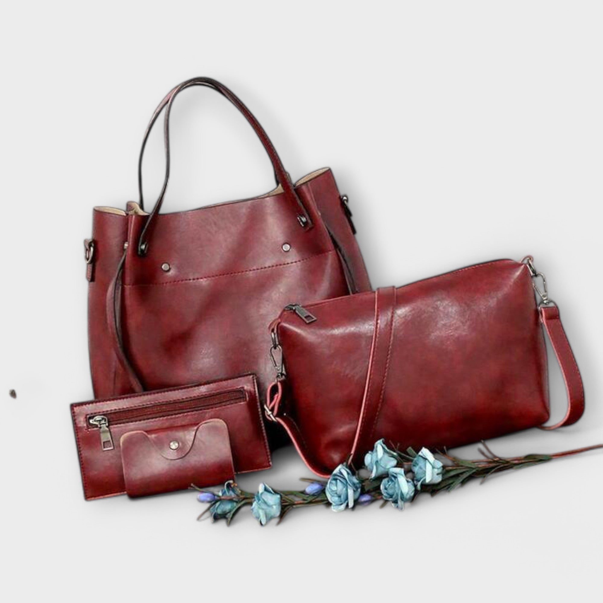 4-Piece Vintage Bag Set