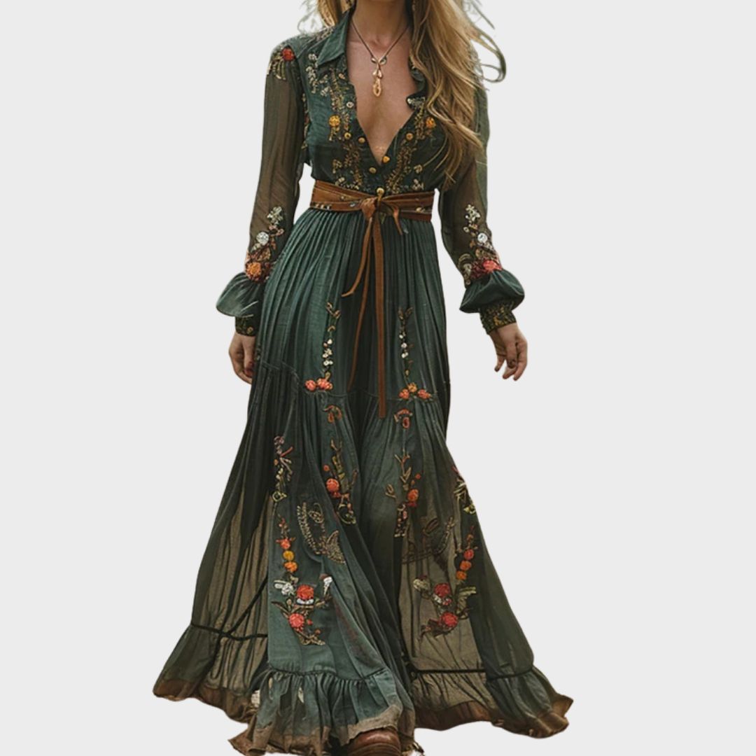 Hayden Auré | Boho Floral Maxi Dress