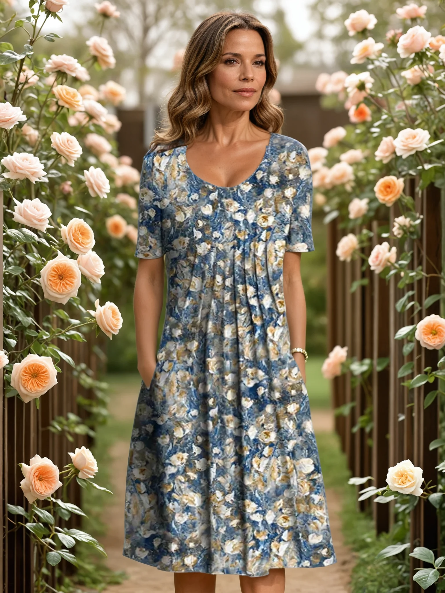 Novelle | Flattering Dress with Tummy Coverage