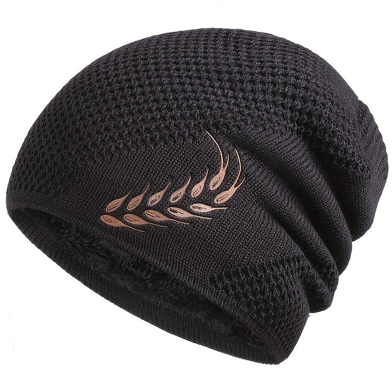 Kyle | Ember knit beanie (Black)