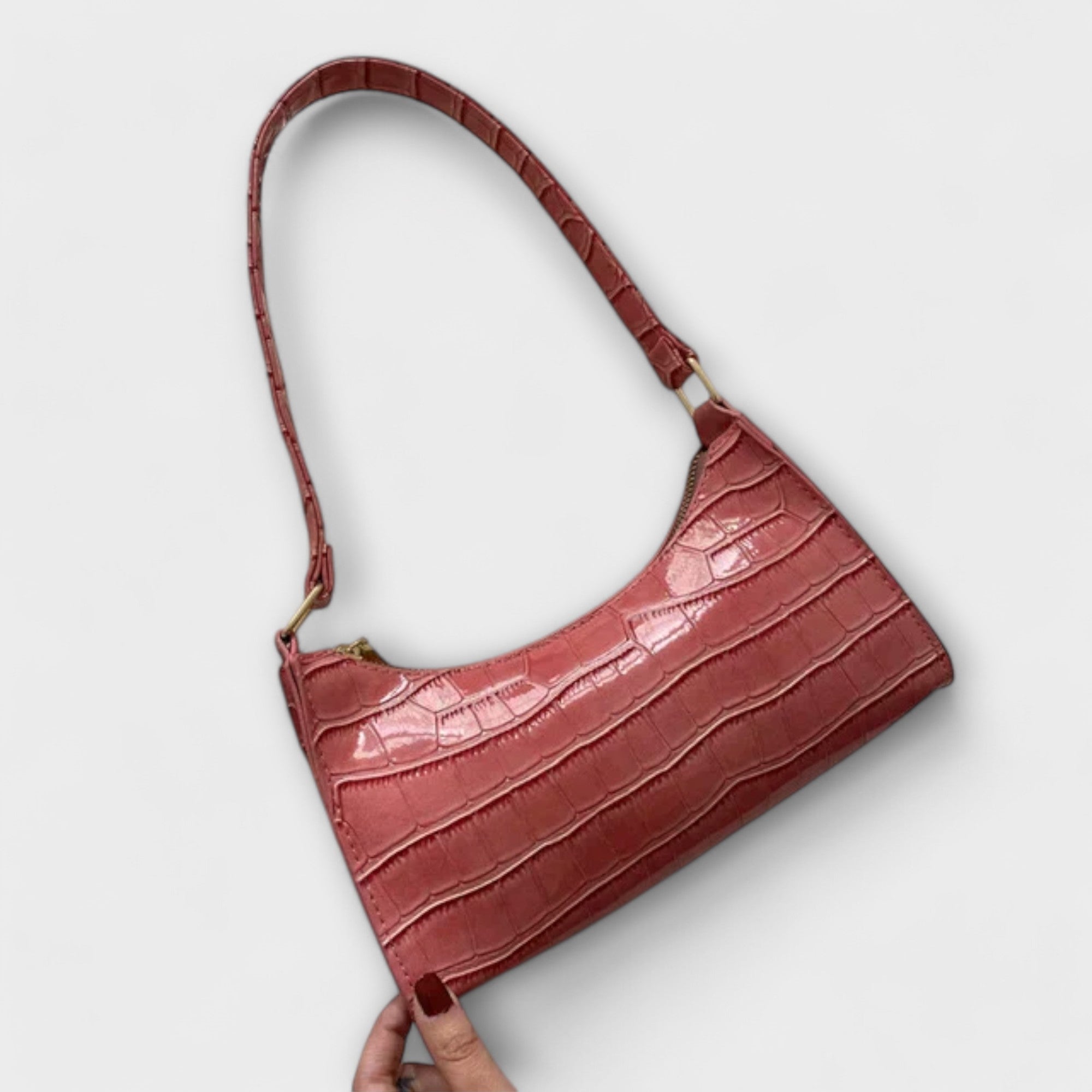 Shiny Leather Bag