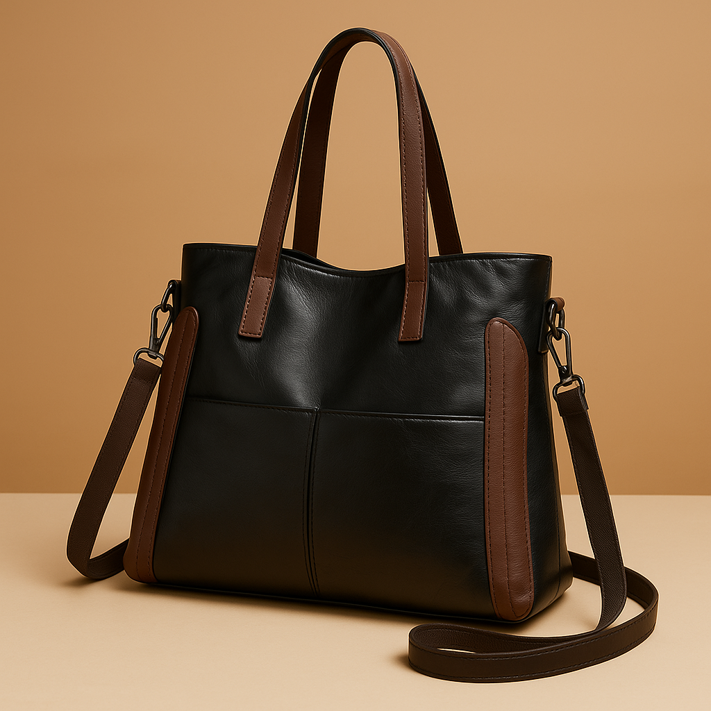 Mia | Stylish Oversized PU Leather Crossbody Bag