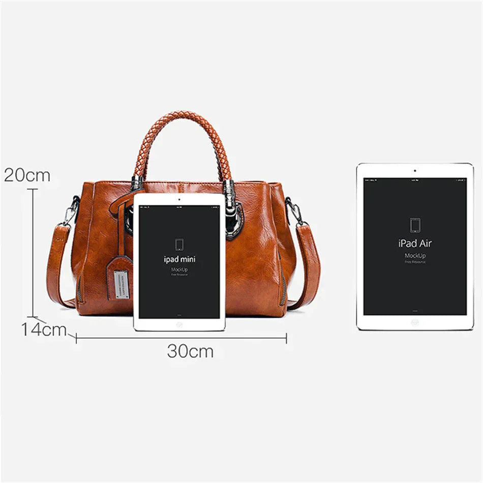 Mackenzie | Chic Handbag with Braided Handle