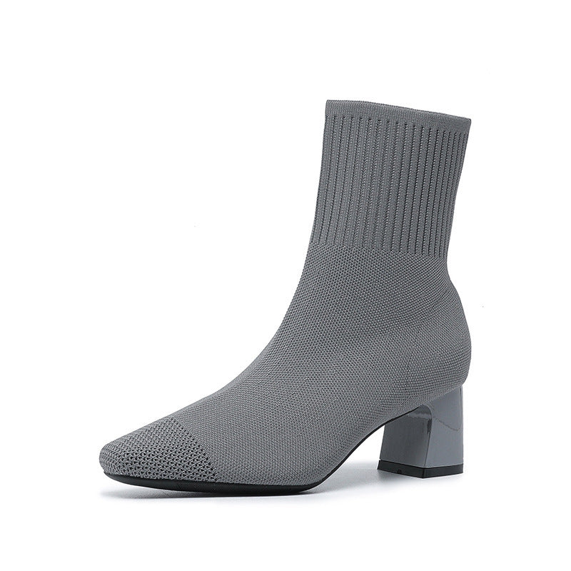 Elegant Orthopedic Knitted Boots for Everyday Comfort