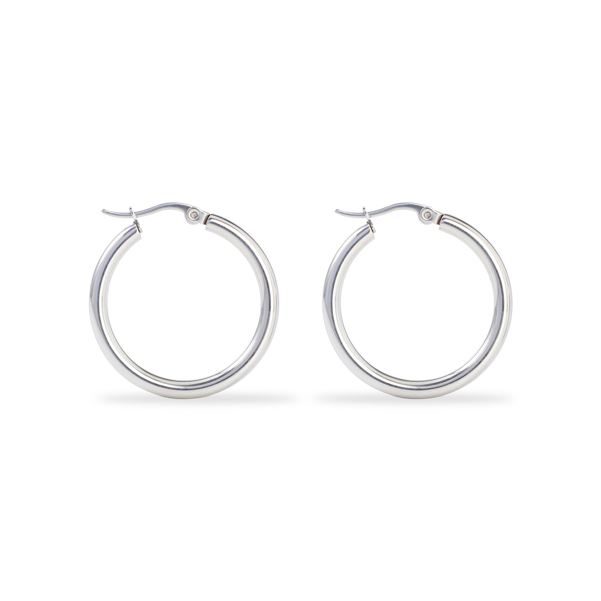 Vintage Gold and Silver Hoop Earrings