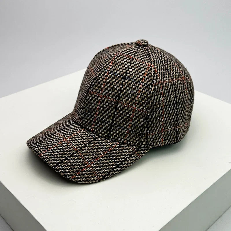 Terry | Wool check cap
