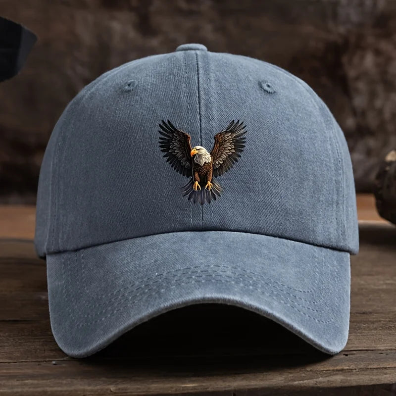 Lucas | Freedom eagle cap (Light Gray)