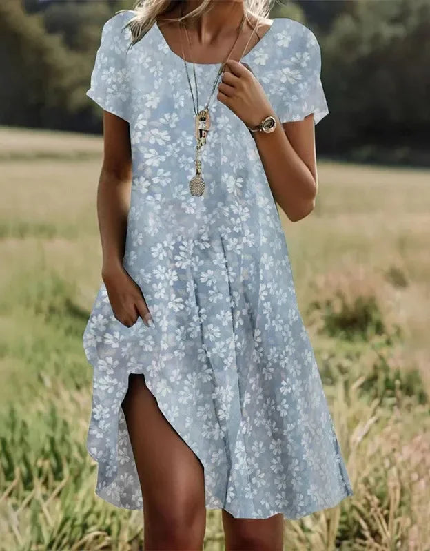 Hayden Mary | Short Sleeve Midi Dress