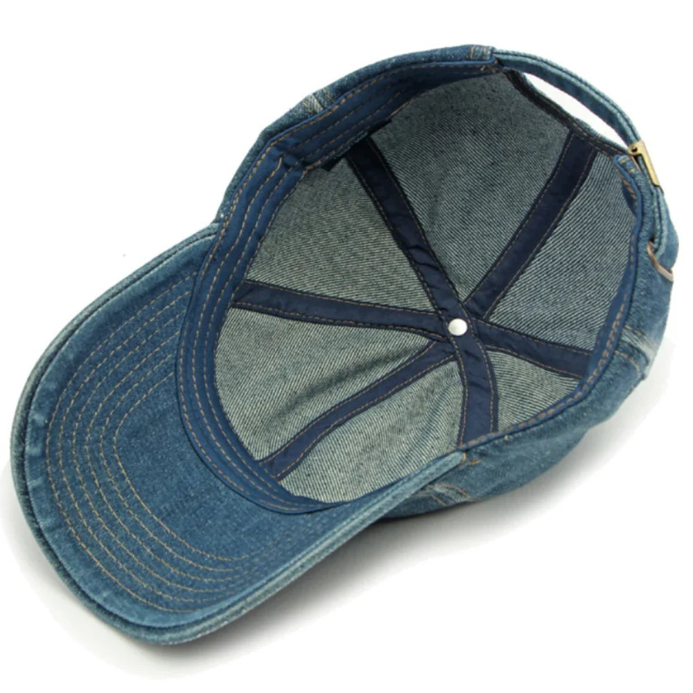 Roger | Vintage denim cap