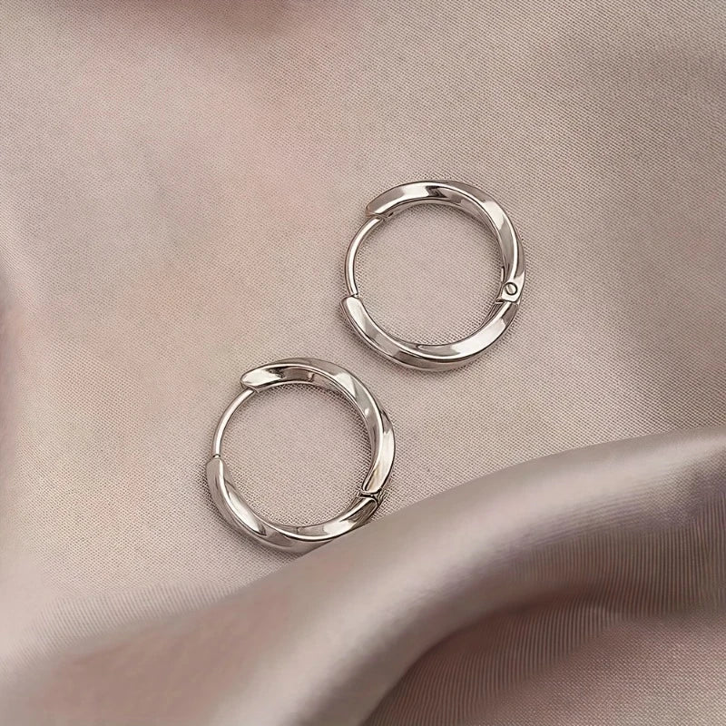 Minimalist Geometric Hanging Earrings