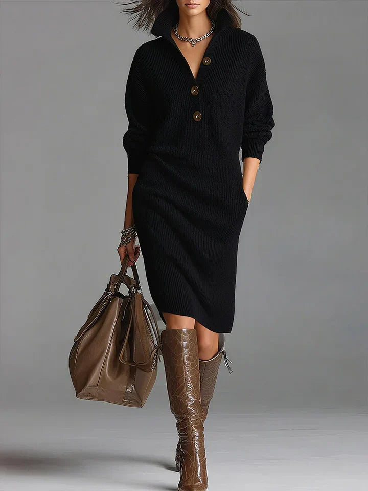Monroe™ Elegant Sweater Dress