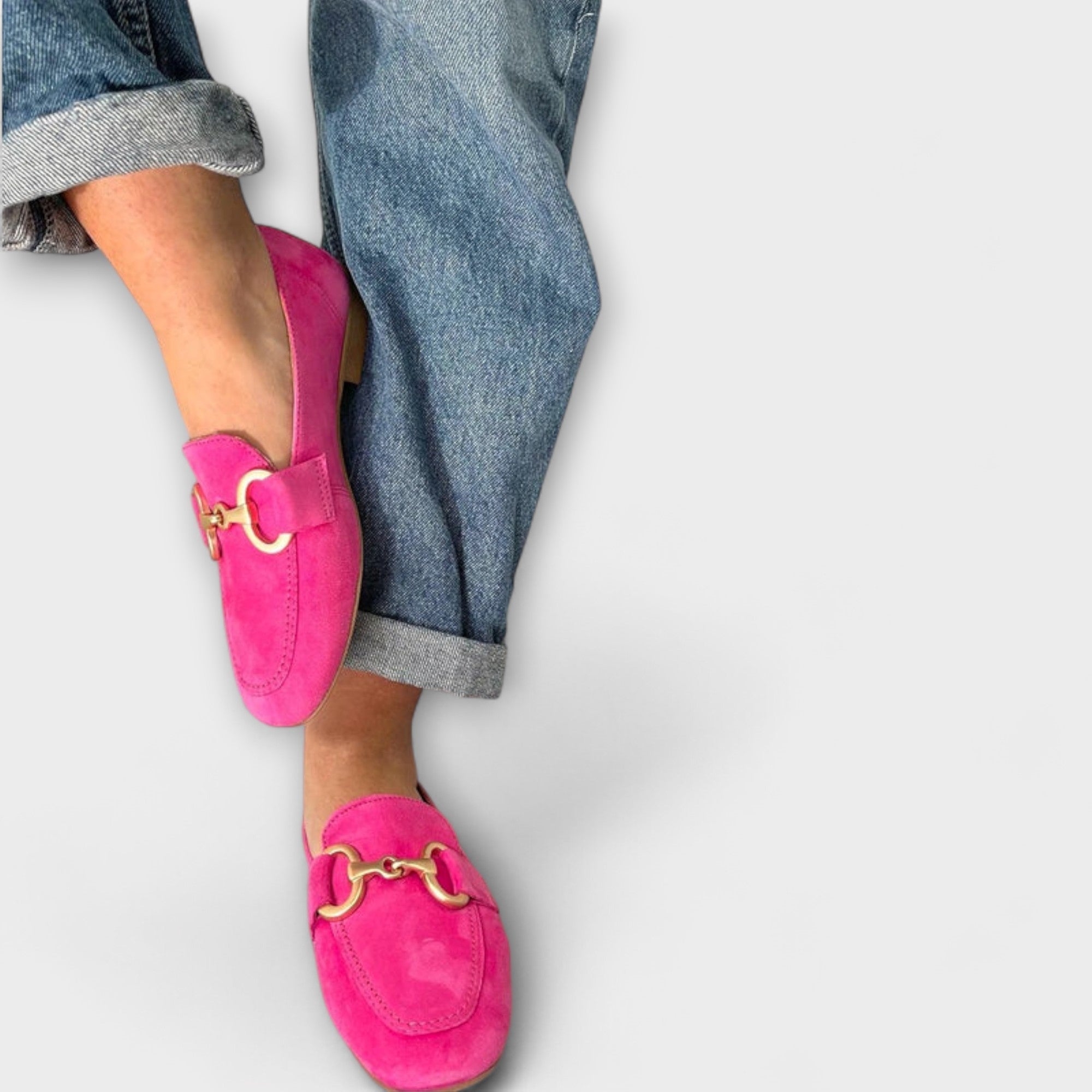 Indigo – Relaxed Suede Loafers
