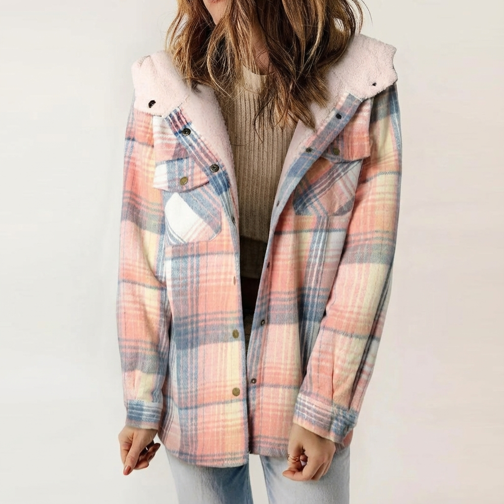 Monroe™ Cozy Plaid Sherpa-Lined Shacket