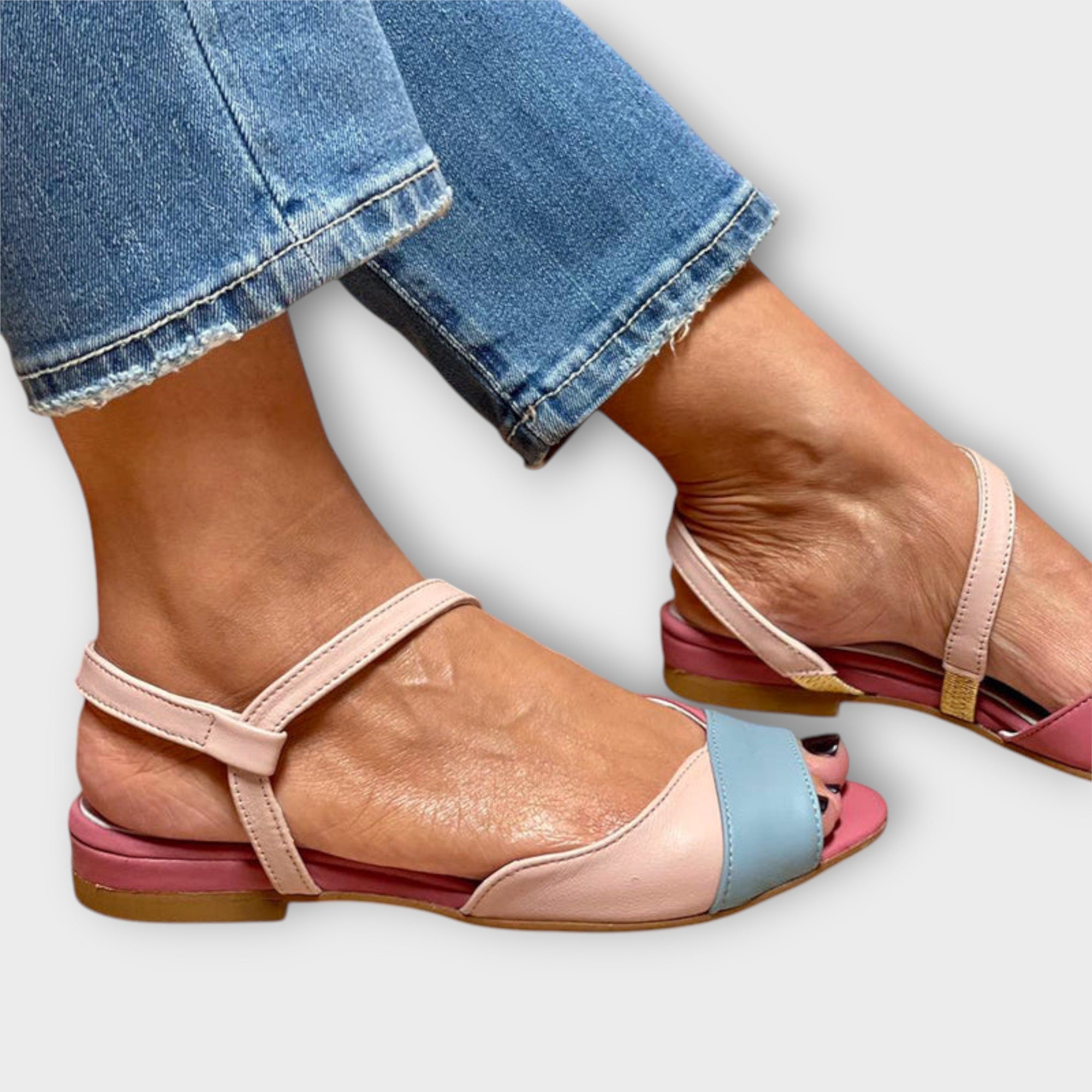 Roselina – Color Play on Block Heels