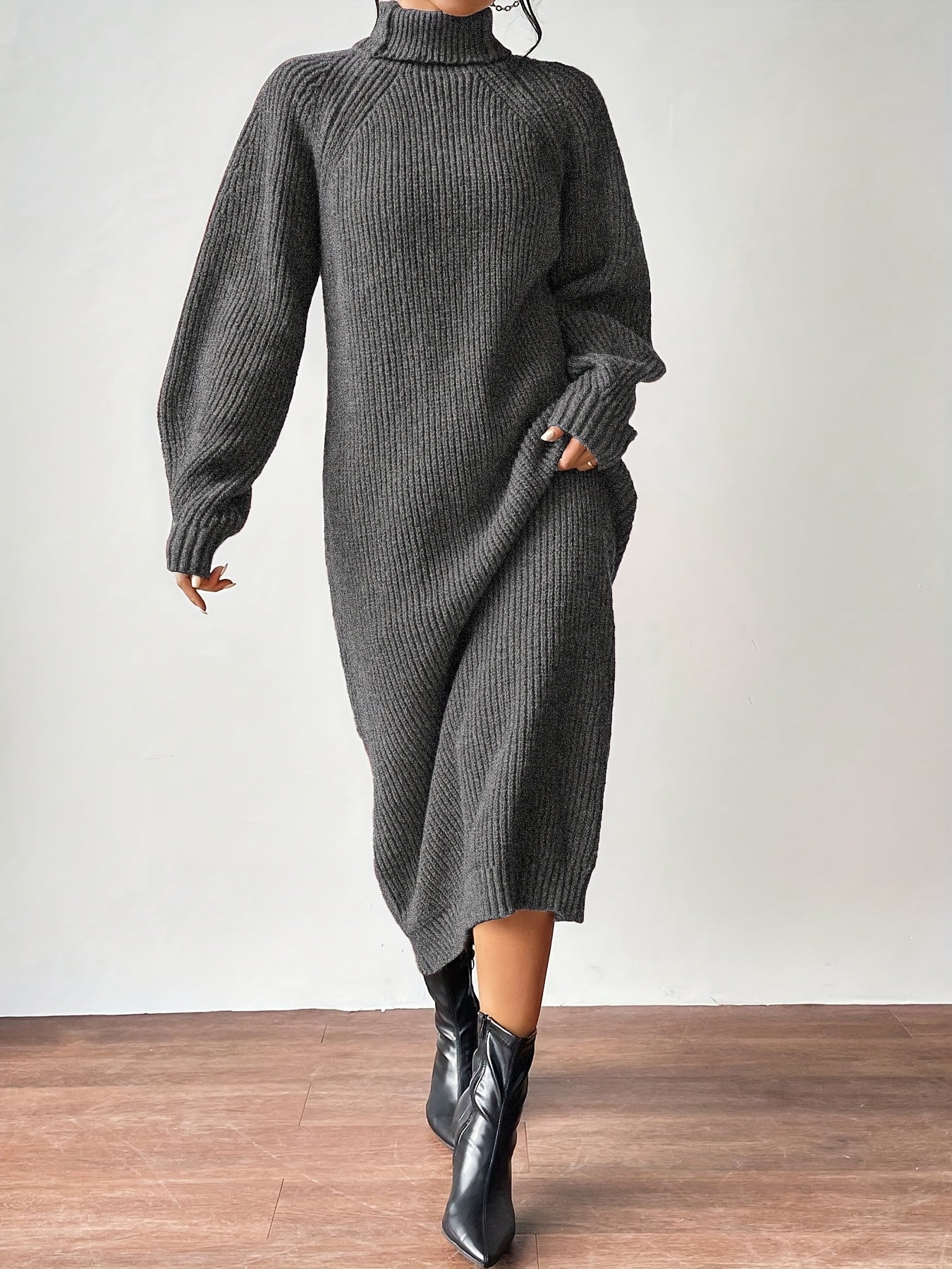 Monroe™ Cozy Ribbed Knit Sweater Dress