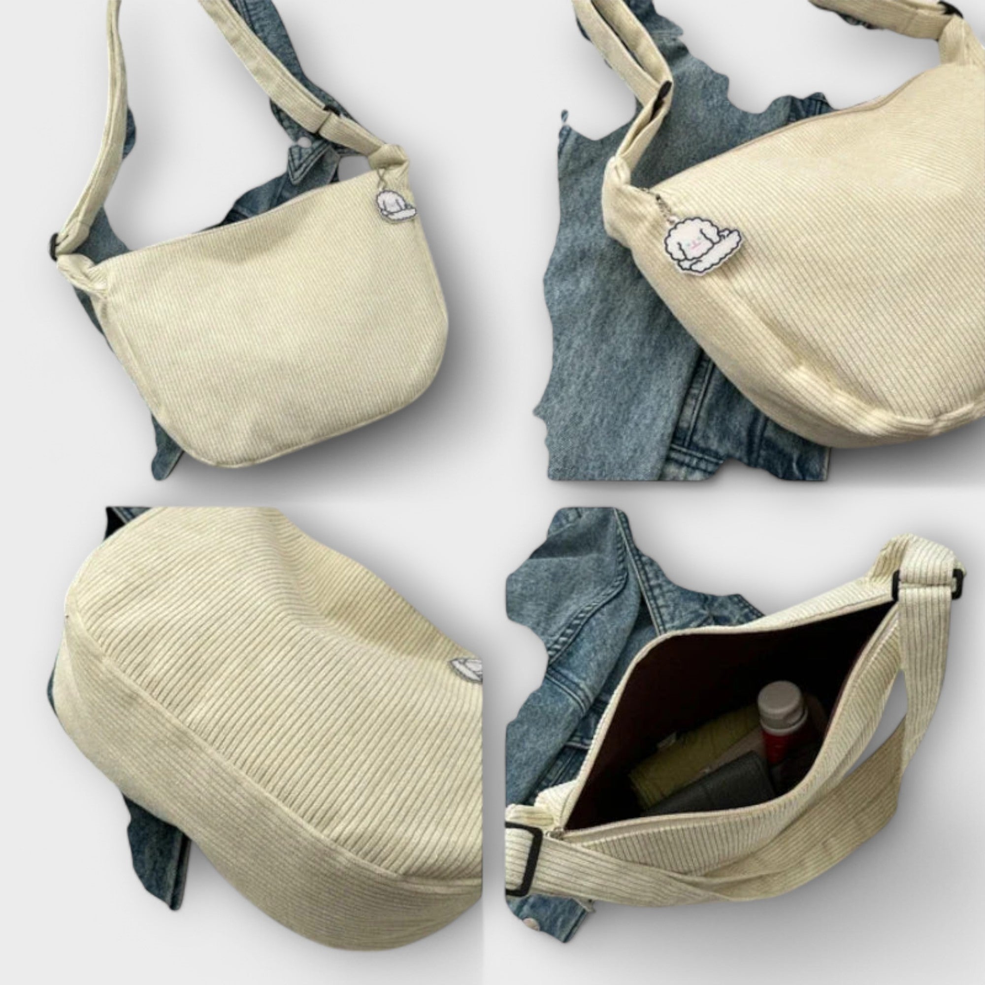 Corduroy Shoulder Bags for Women