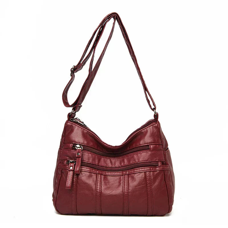 Zoe | Premium Multi-Layer PU Leather Pocket Bag