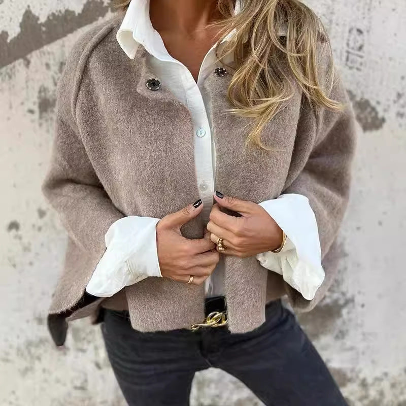 Elise™ | Short jacket with chic flared sleeves