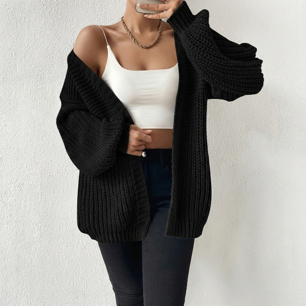 Monroe™ Soft Knit Cozy Open Cardigan