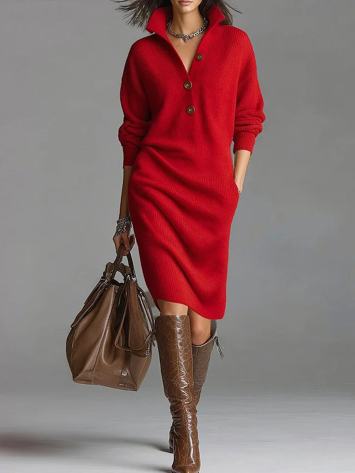 Monroe™ Elegant Sweater Dress