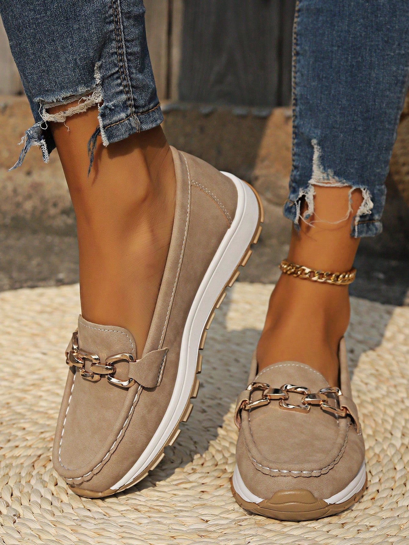 Yasim | Flat Buckle Loafers