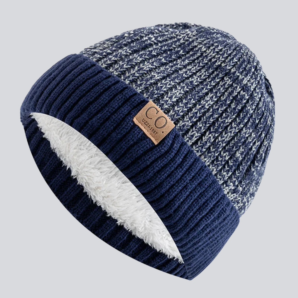 Jerry | Nordic knit beanie (Navy Blue)