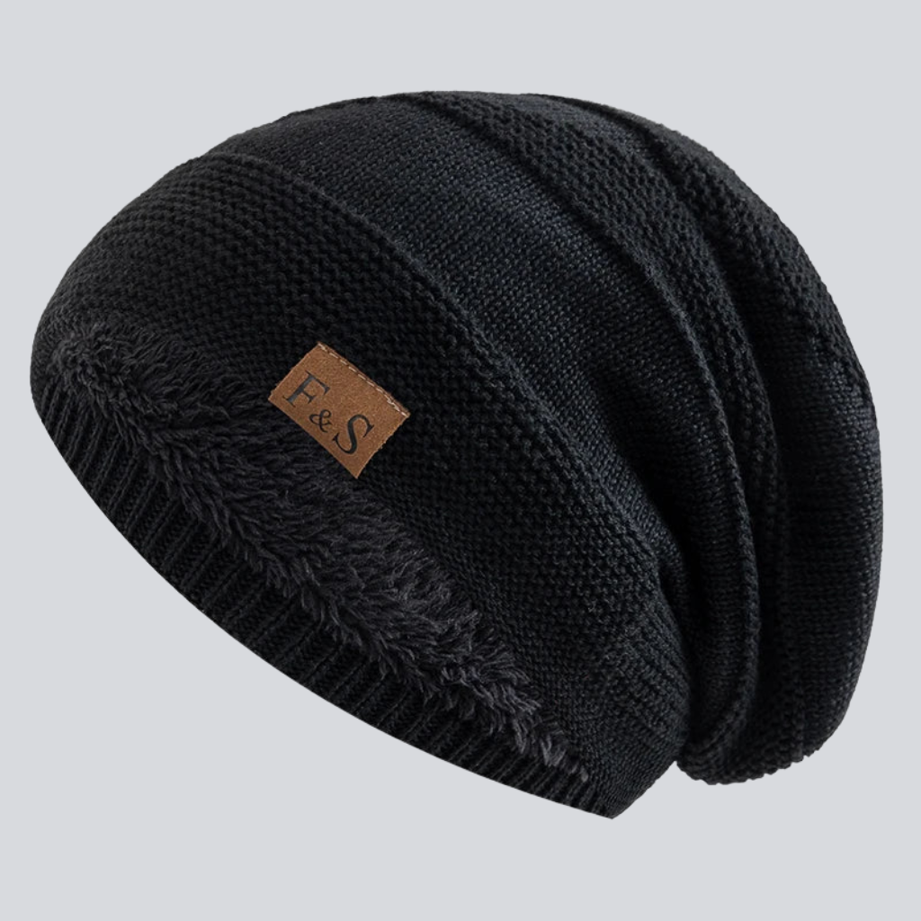 Anthony | Nordic fleece beanie (Black)