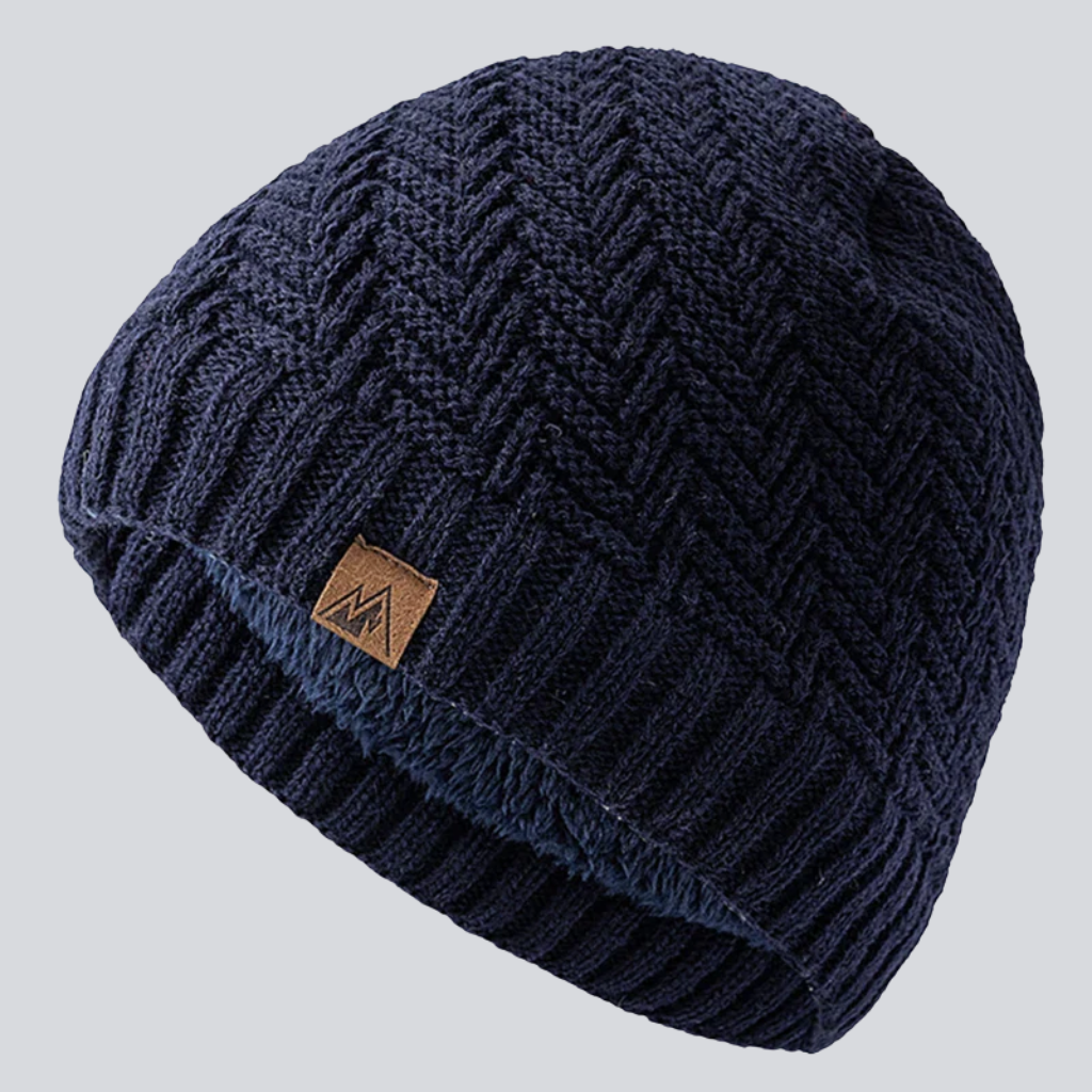 Greg | Heritage knit beanie (Navy Blue)