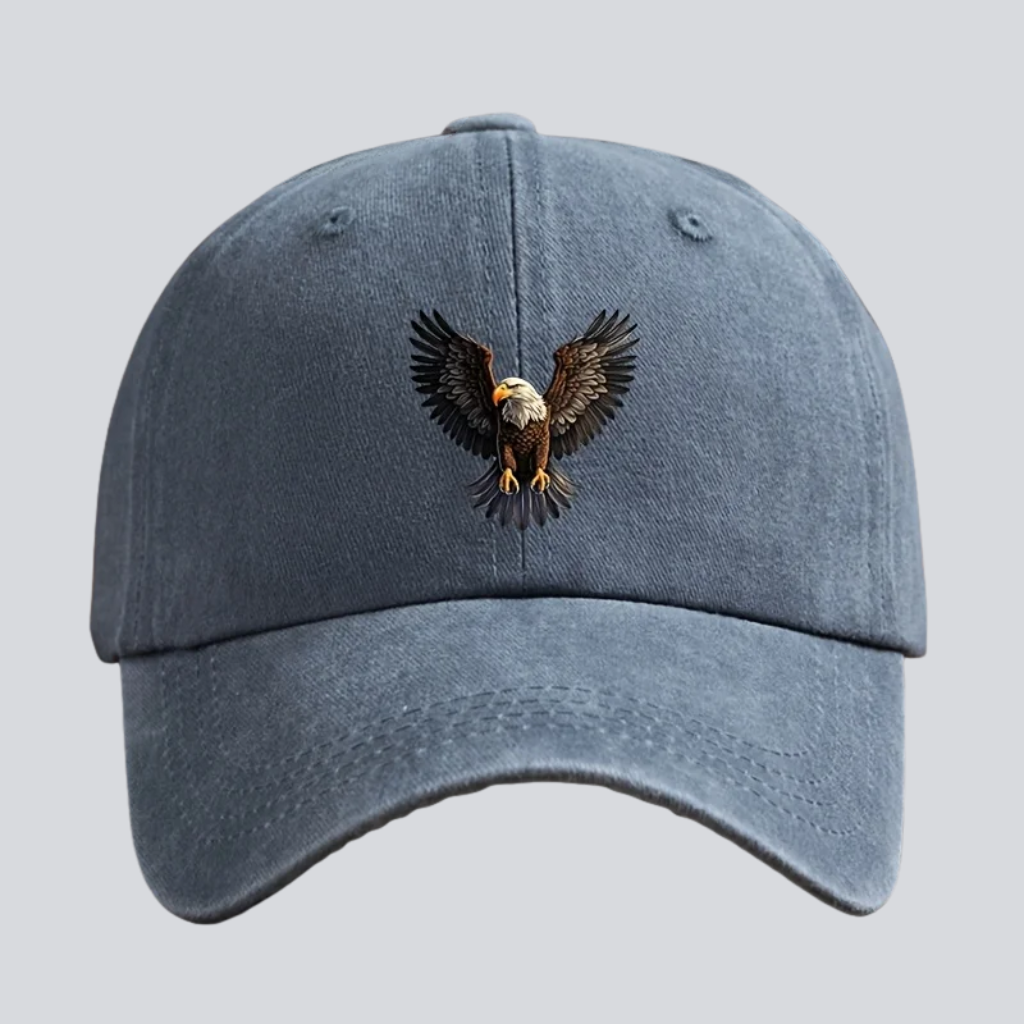 Lucas | Freedom eagle cap (Light Gray)