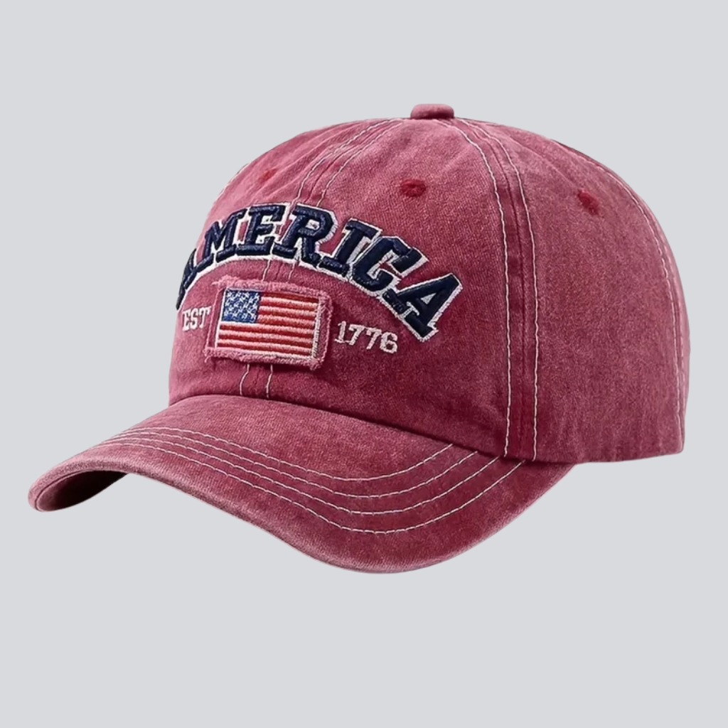 Pete | American Heritage Cap (Wine Red)