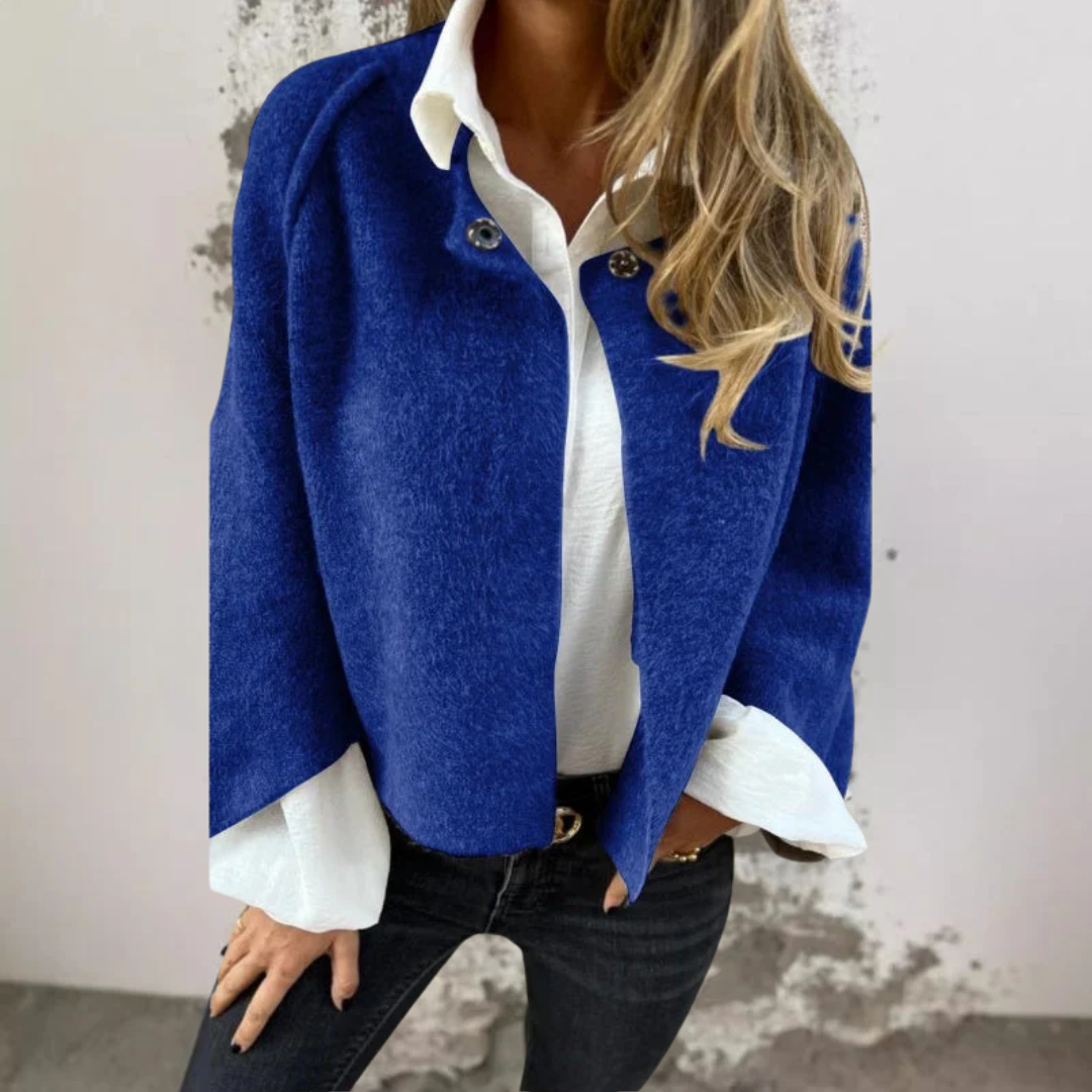 Elise™ | Short jacket with chic flared sleeves