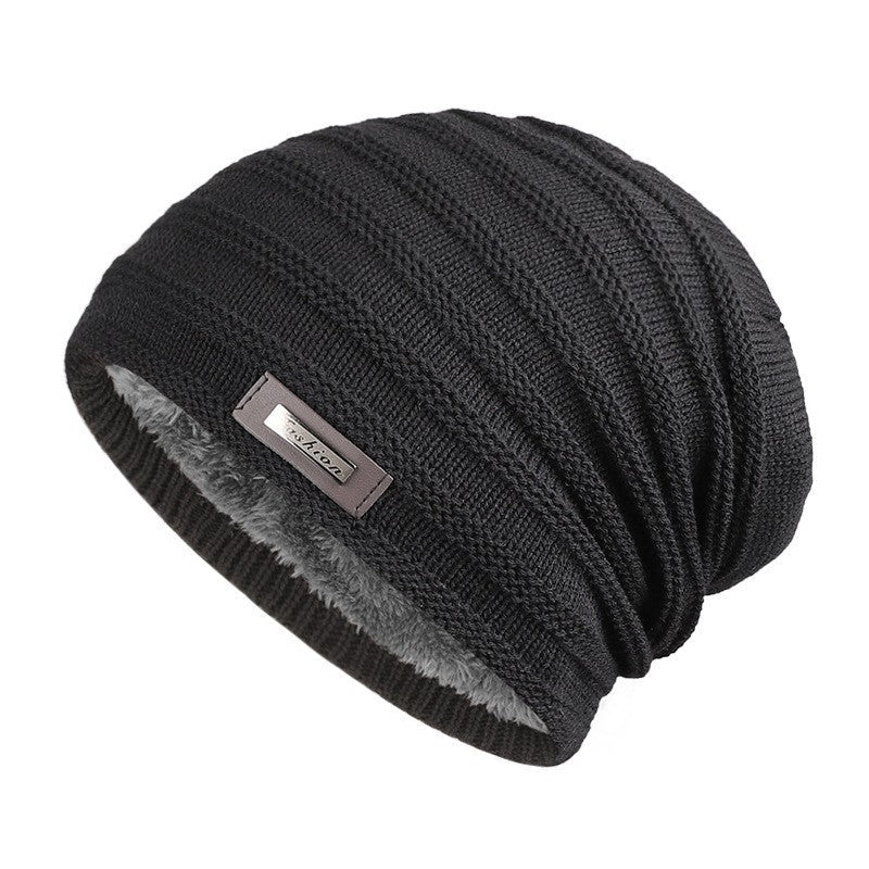 William | Modern knit beanie (Black)