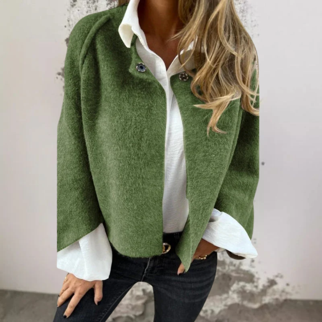 Elise™ | Short jacket with chic flared sleeves