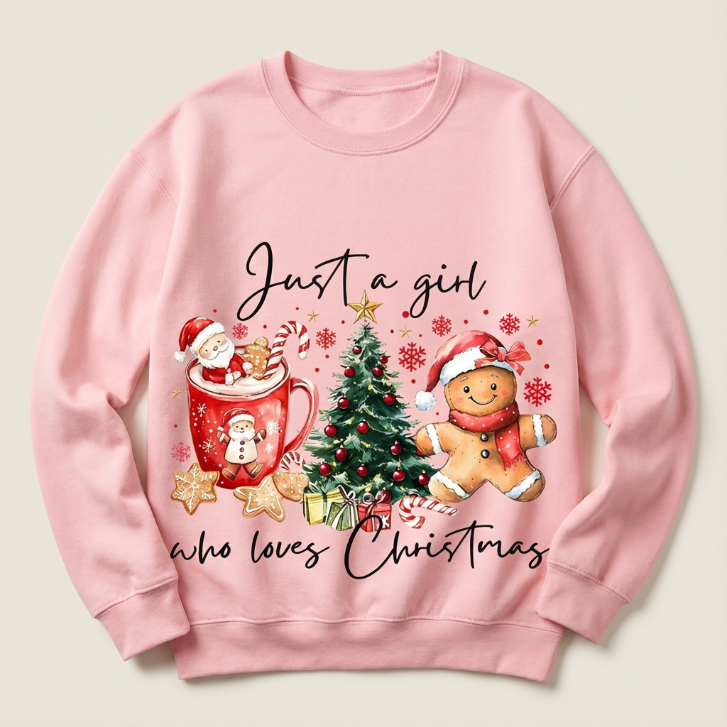 Monroe™ Just a Girl Who Loves Christmas Sweater