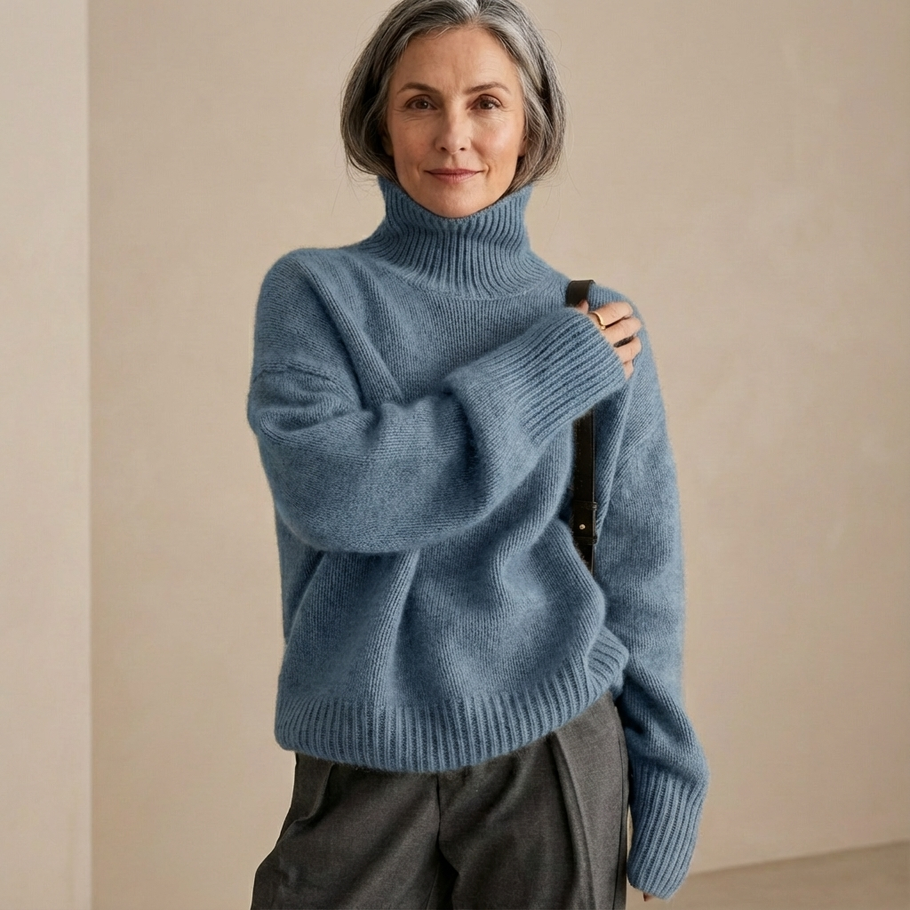 Monroe™ Soft Luxe Turtleneck Knit Sweater