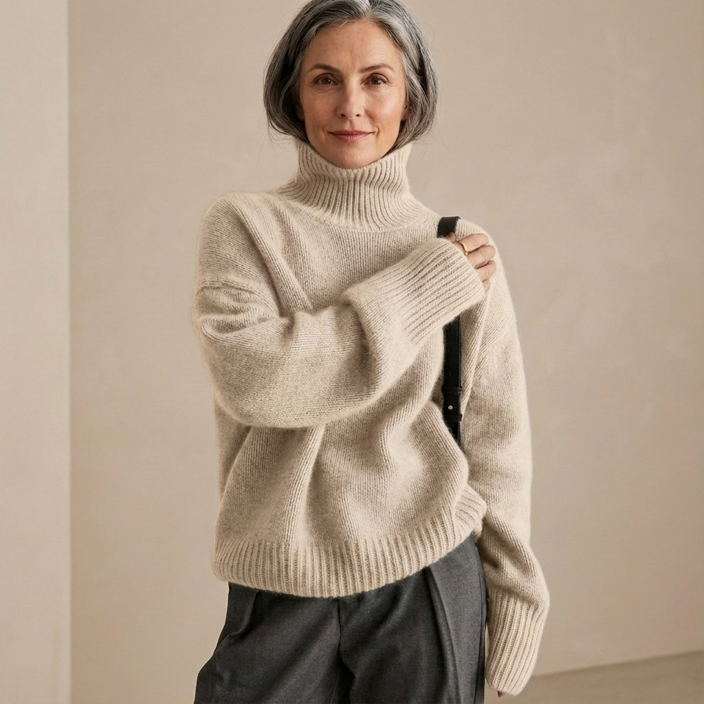 Monroe™ Soft Luxe Turtleneck Knit Sweater