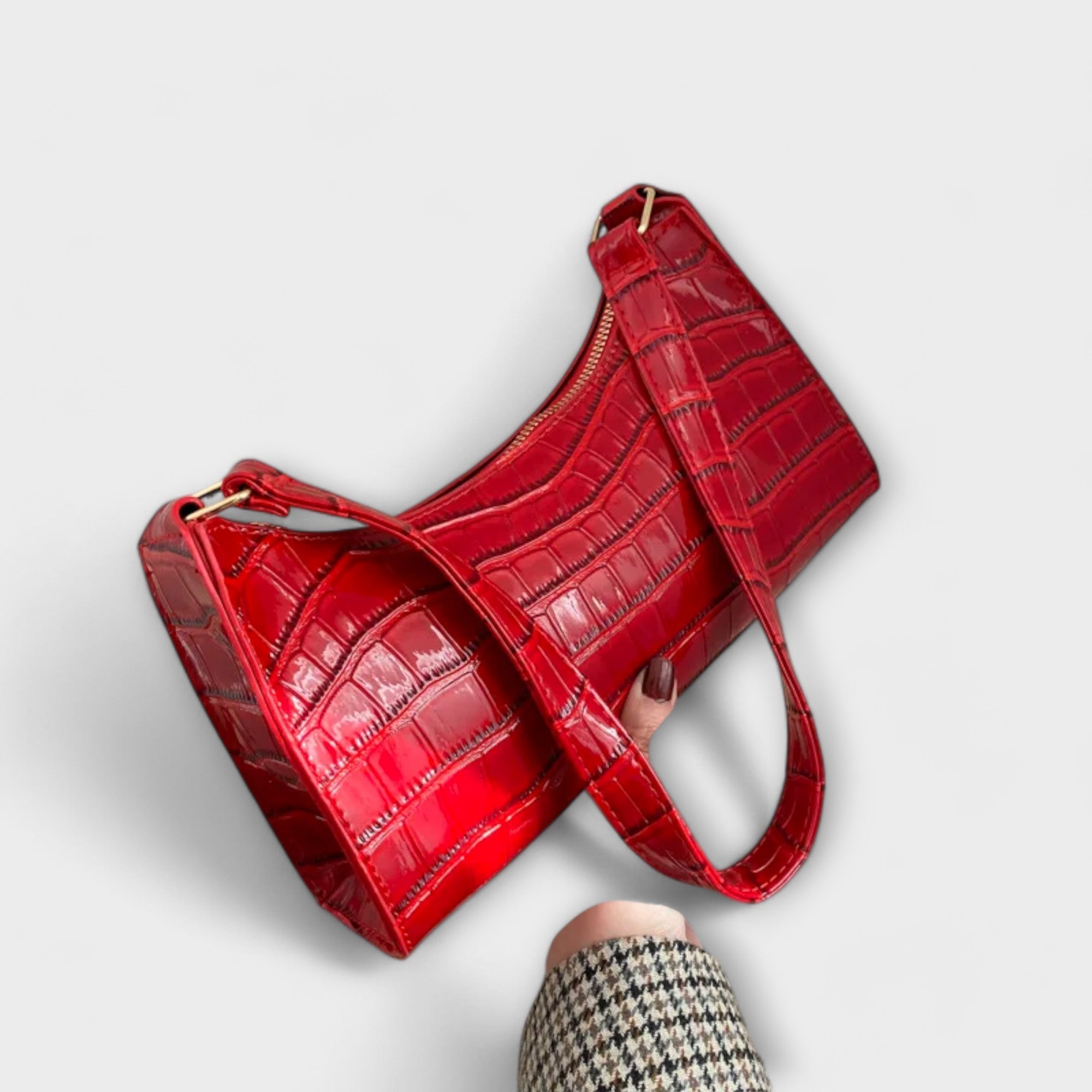 Shiny Leather Bag