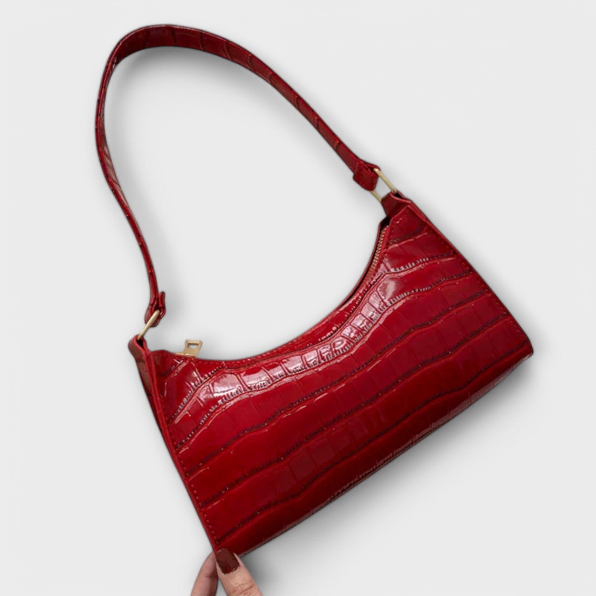 Shiny Leather Bag