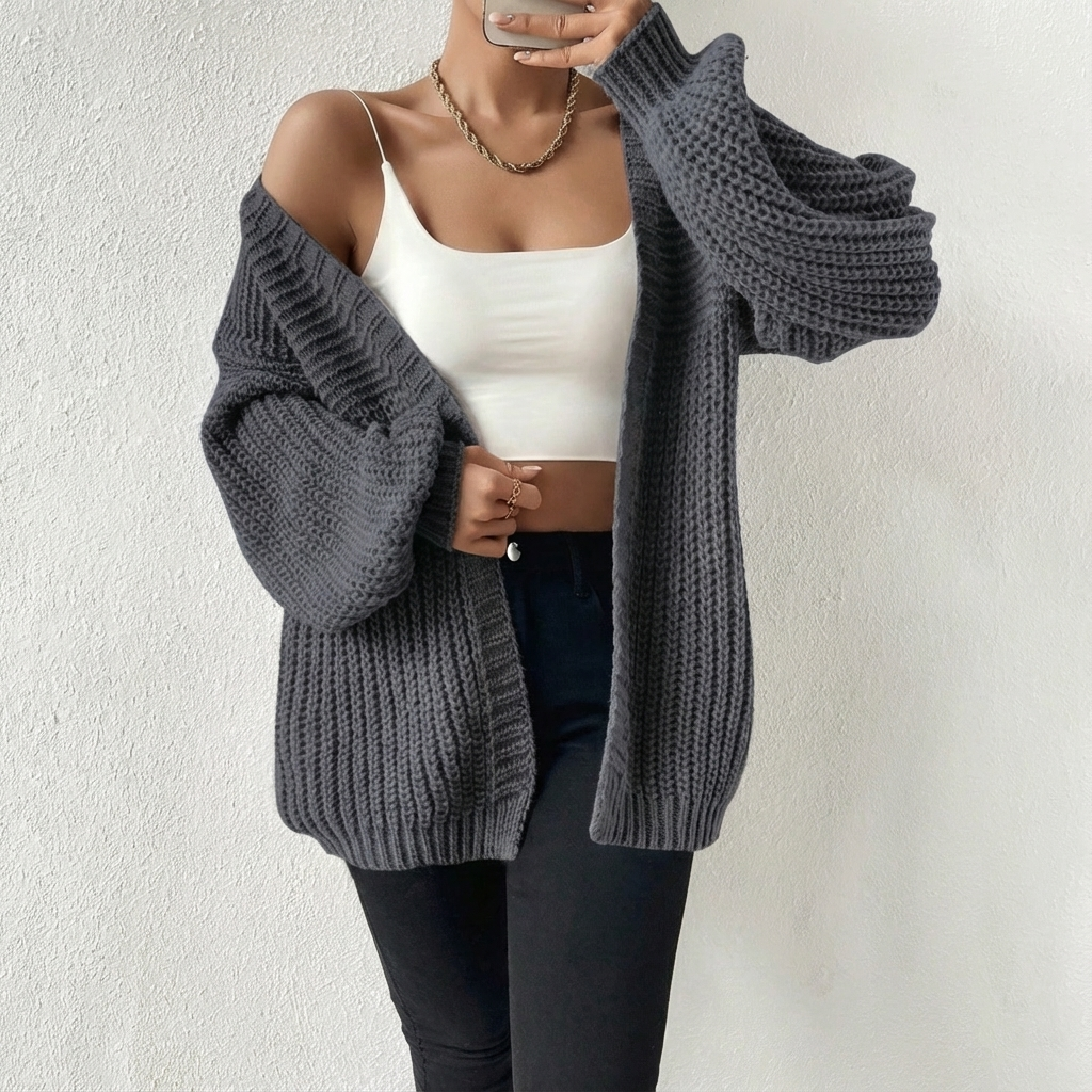 Monroe™ Soft Knit Cozy Open Cardigan