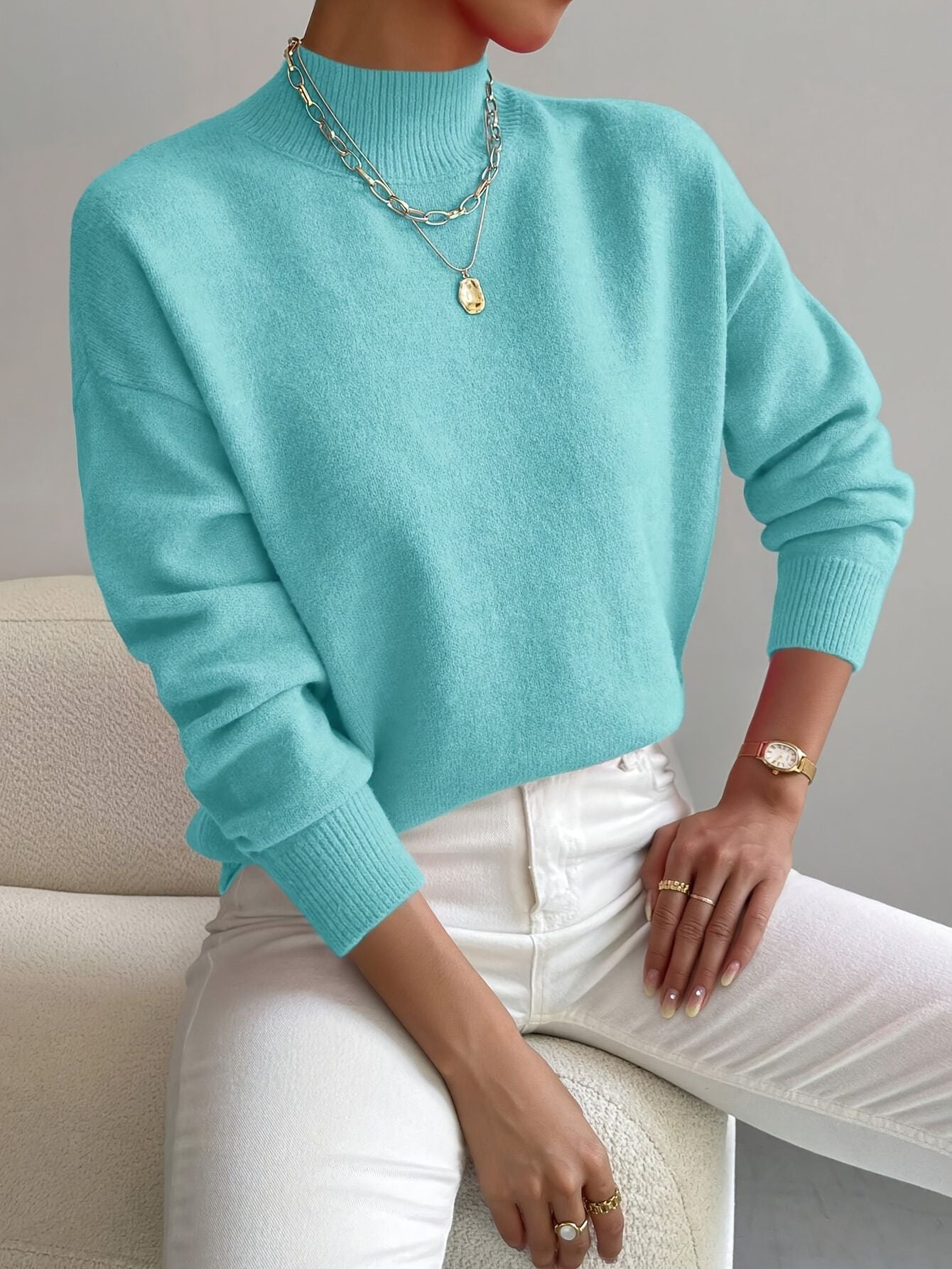 Monroe™ SoftTouch Minimalist Knit Sweater