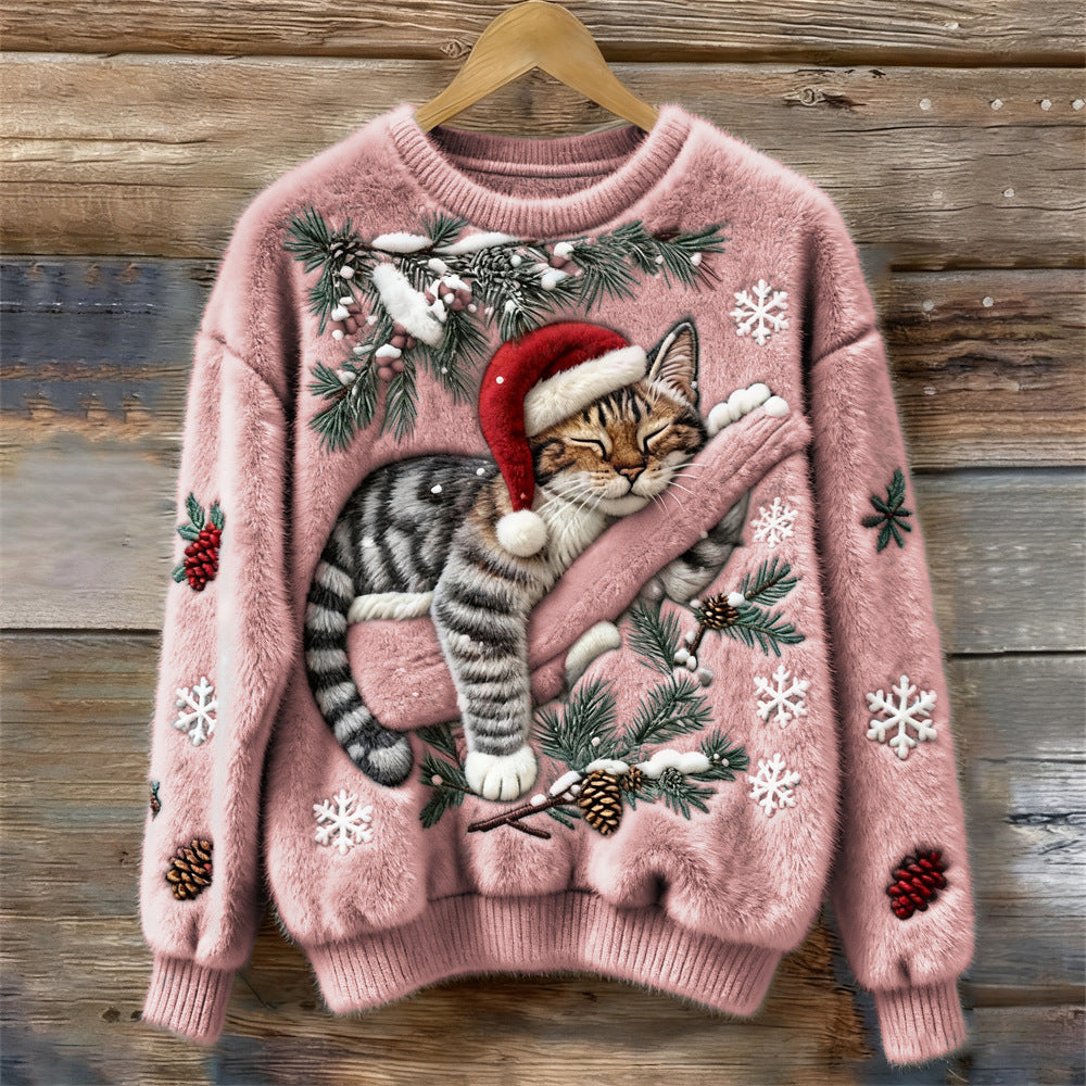Monroe™ Christmas Kitty Sweater