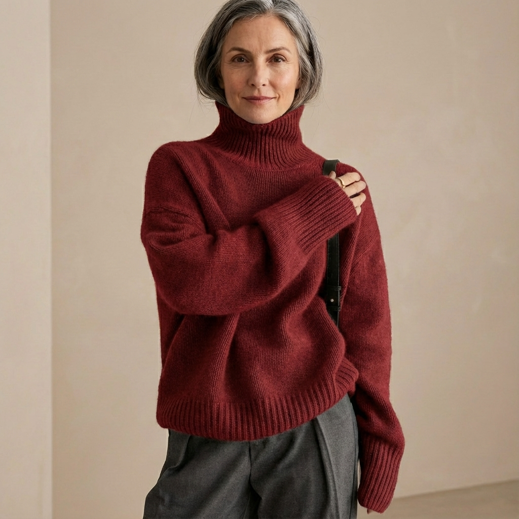 Monroe™ Soft Luxe Turtleneck Knit Sweater