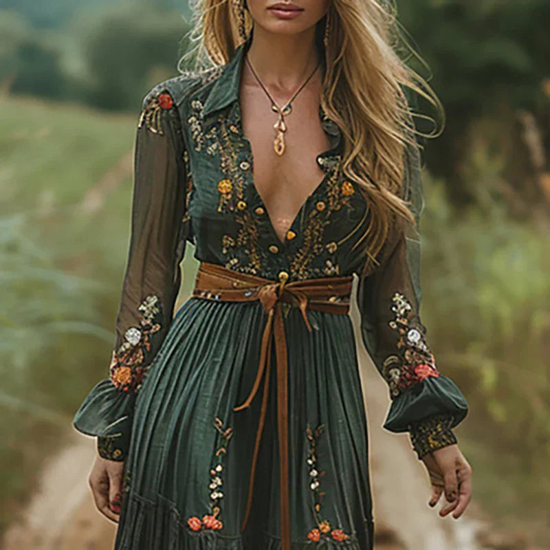 Hayden Auré | Boho Floral Maxi Dress