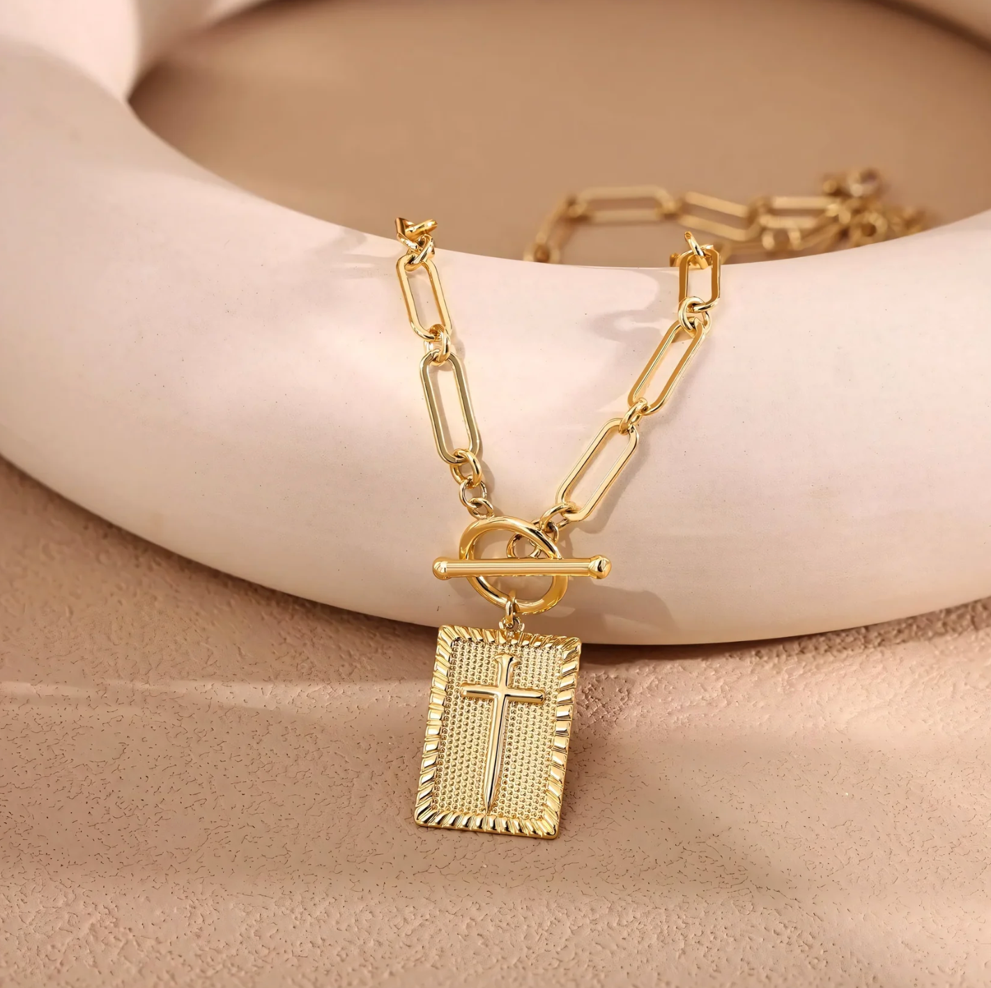 Unique Elegant Cross Necklace