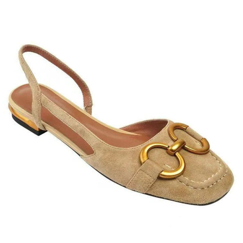 Brenna™ | Leather Orthopedic Buckle Sandals