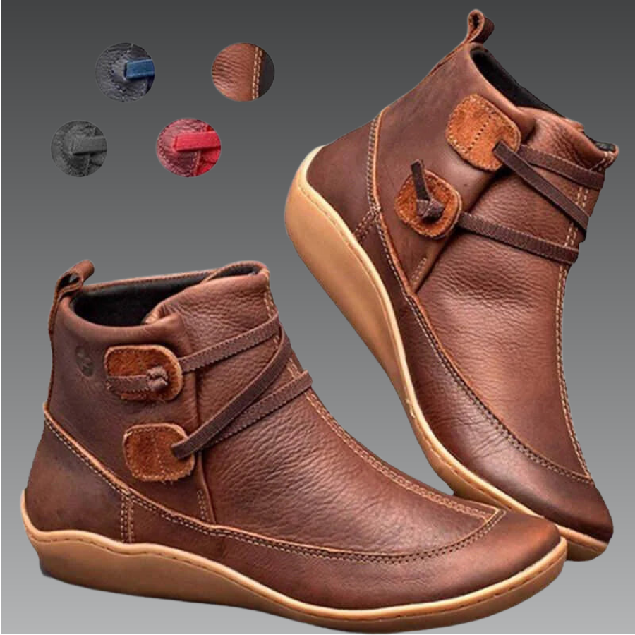 Tiana™ | Comfortable Vegan Leather Orthopedic Boots