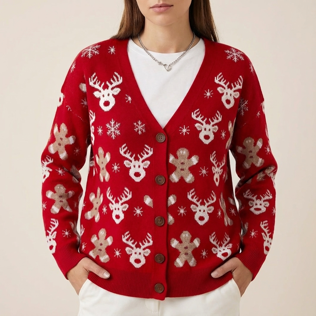 Monroe™ Festive Holiday Cardigan