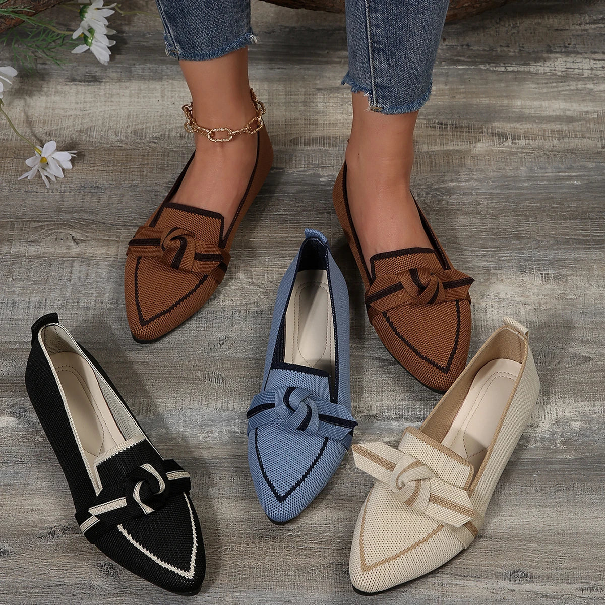 Nellie™ | Easygoing Pointed Toe Slip-On