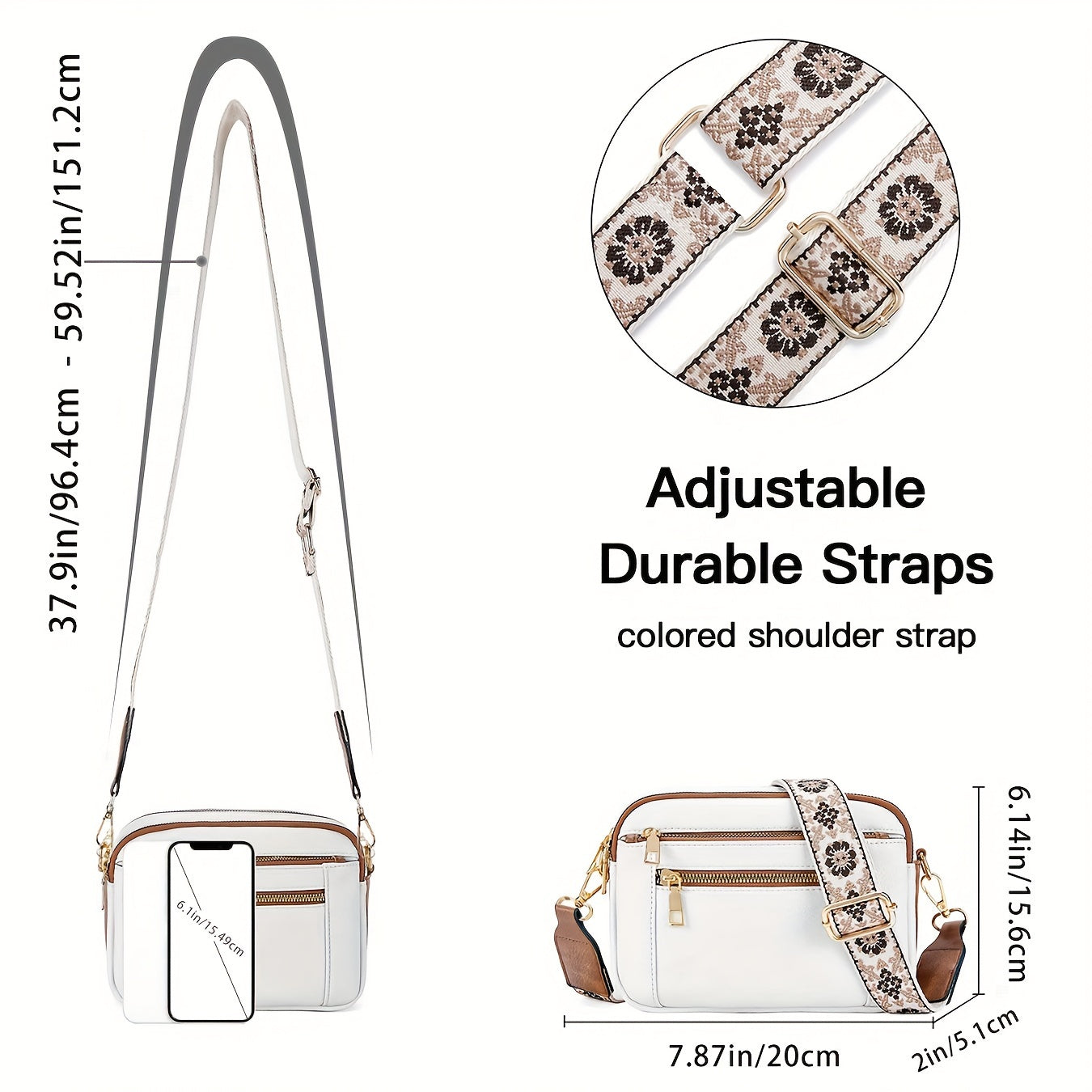 Crossbody Bag Made of Vegan Leather