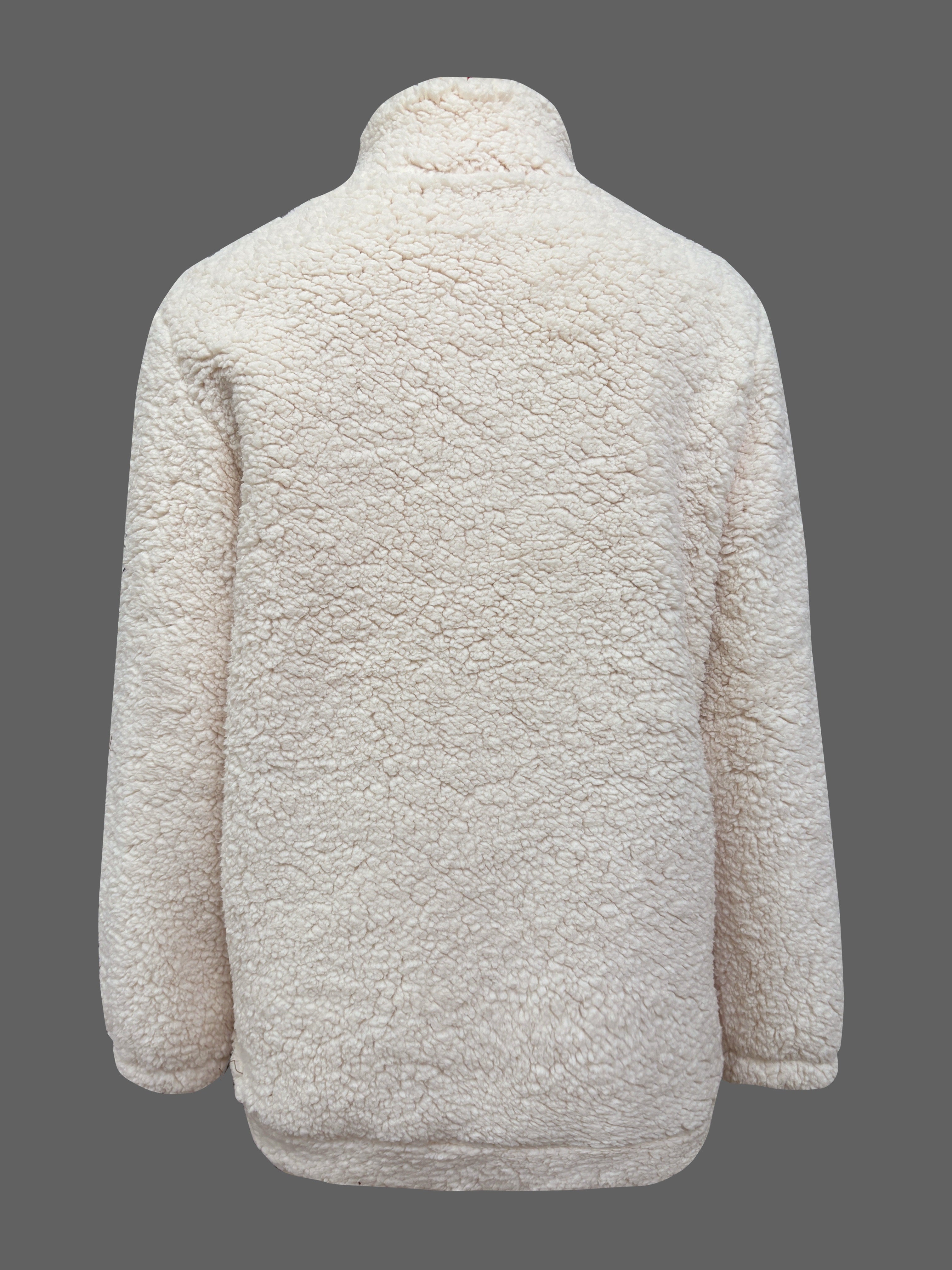 Lily | Patch Quarter Zip Pullover